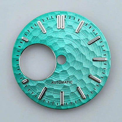 Modified 28.5mm Multicolor Watch Dial Green with Luminous for NH38 Movement
