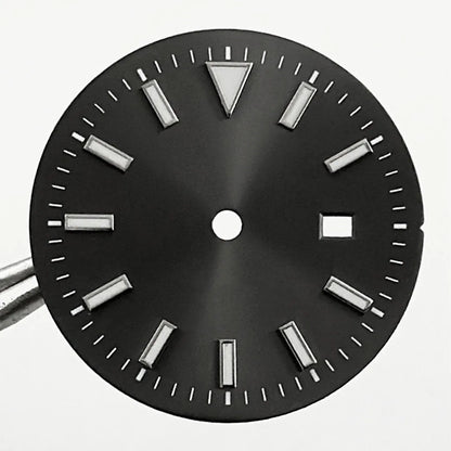 31MM Ladies Round Polished Fluted Bezel Sapphire Crystal Watch Case for NH05/06