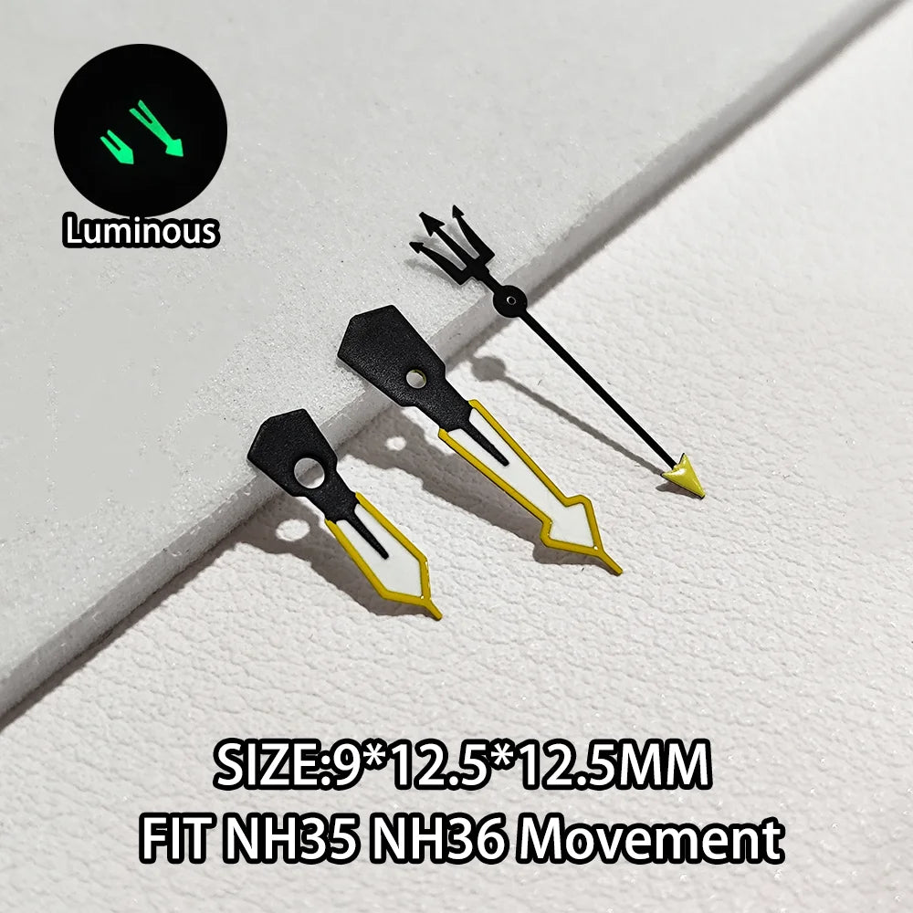 Watch Hands Luminous Suitable For NH35 NH36 Movement Personalized Second Hand