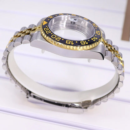 40mm Watch Case Sapphire For SUB Nh35 GMT Nh34 Nh36 Nh70 Nh72 2824 Miyota8215