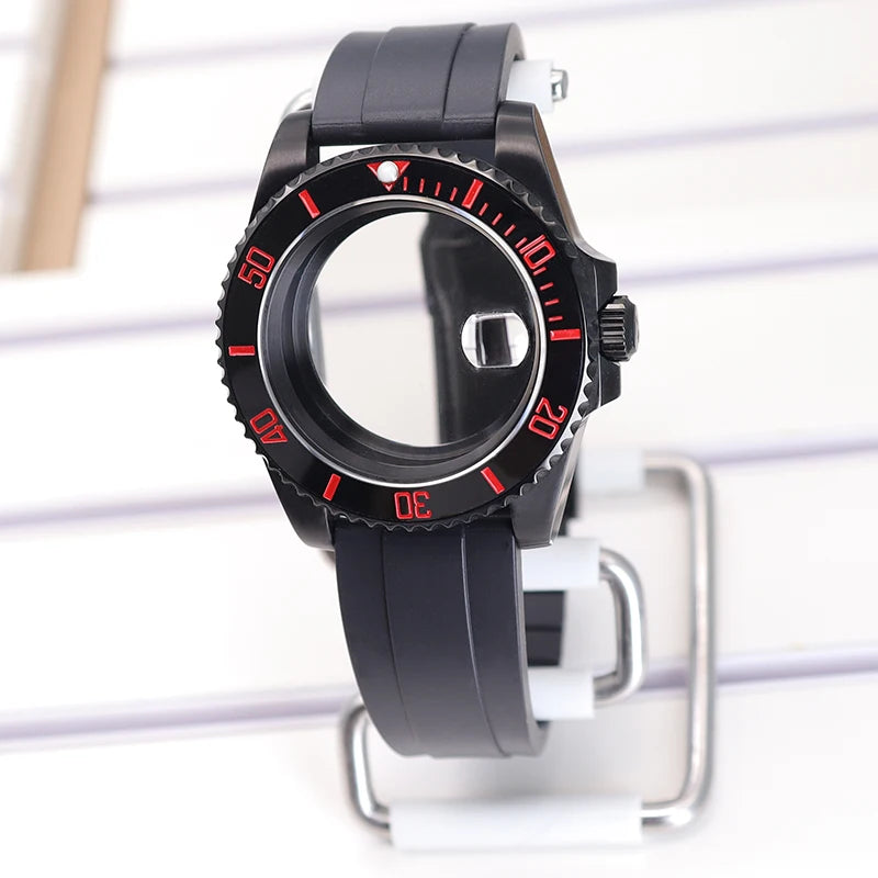 40mm Watch Case For NH35 NH34 NH36 4R36 NH70 Miyota 8215 Eta 2824 SUB GMT