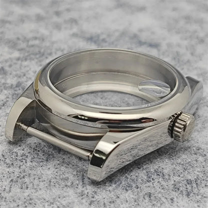 Rounded Edge 36mm Watch Case with Sapphire Glass for NH35 NH36/4R Movement