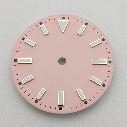 28.5mm Watch Dial Single Nail Scale Candy Colored Faces Modified for NH35/ 8215