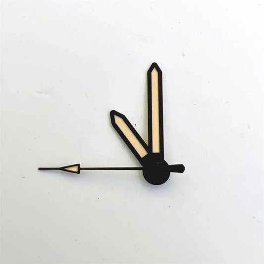 Black Edge Green Luminous Watch Hands for NH35/NH36/4R/7S Movement