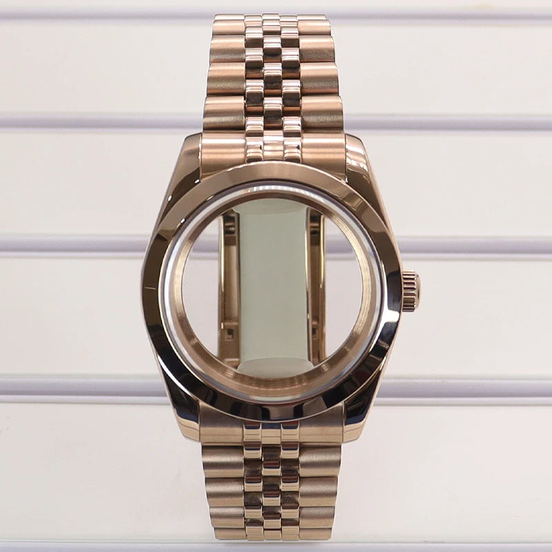 36/39mm Watch Cases and Strap Sapphire Glass For NH35 NH36 NH34 NH38 Miyota 8215
