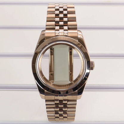 36/39mm Watch Cases and Strap Sapphire Glass For NH35 NH36 NH34 NH38 Miyota 8215