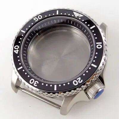 42mm Sapphire Glass Watch Case fit SKX 007 NH35 NH36 2824 200M Water Resistance