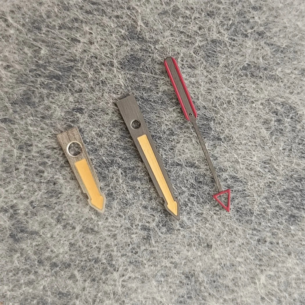 Silvery+Red Hands with Luminous Watch Hands for NH35/ NH34/ NH36/4R/7S/ NH70
