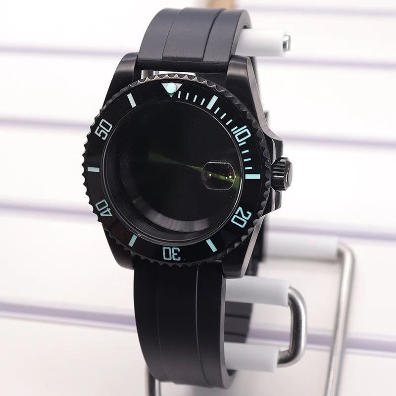 Diving 40mm Watch Case For Nh34/35/36 Miyota 8215 Eta 2824 C3 Bezel Submariner