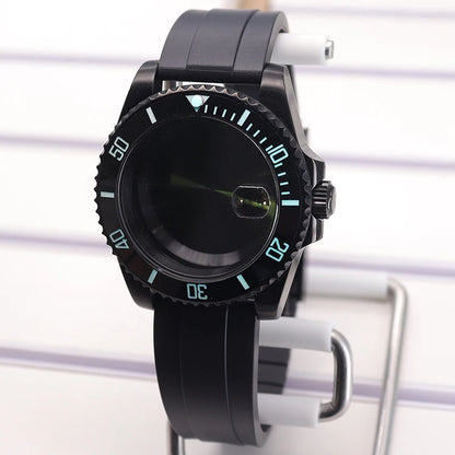 Diving 40mm Watch Case For Nh34/35/36 Miyota 8215 Eta 2824 C3 Bezel Submariner