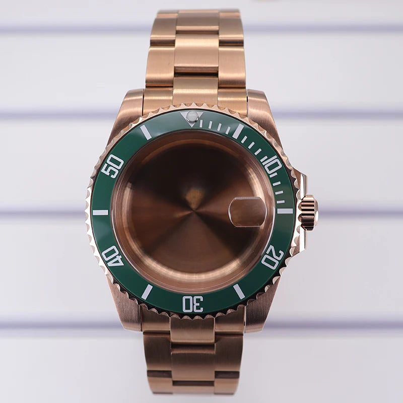 40mm Watch Case For NH35 NH36 NH70/8215/Eta2824 PT5000 NH34 Sapphire Glass