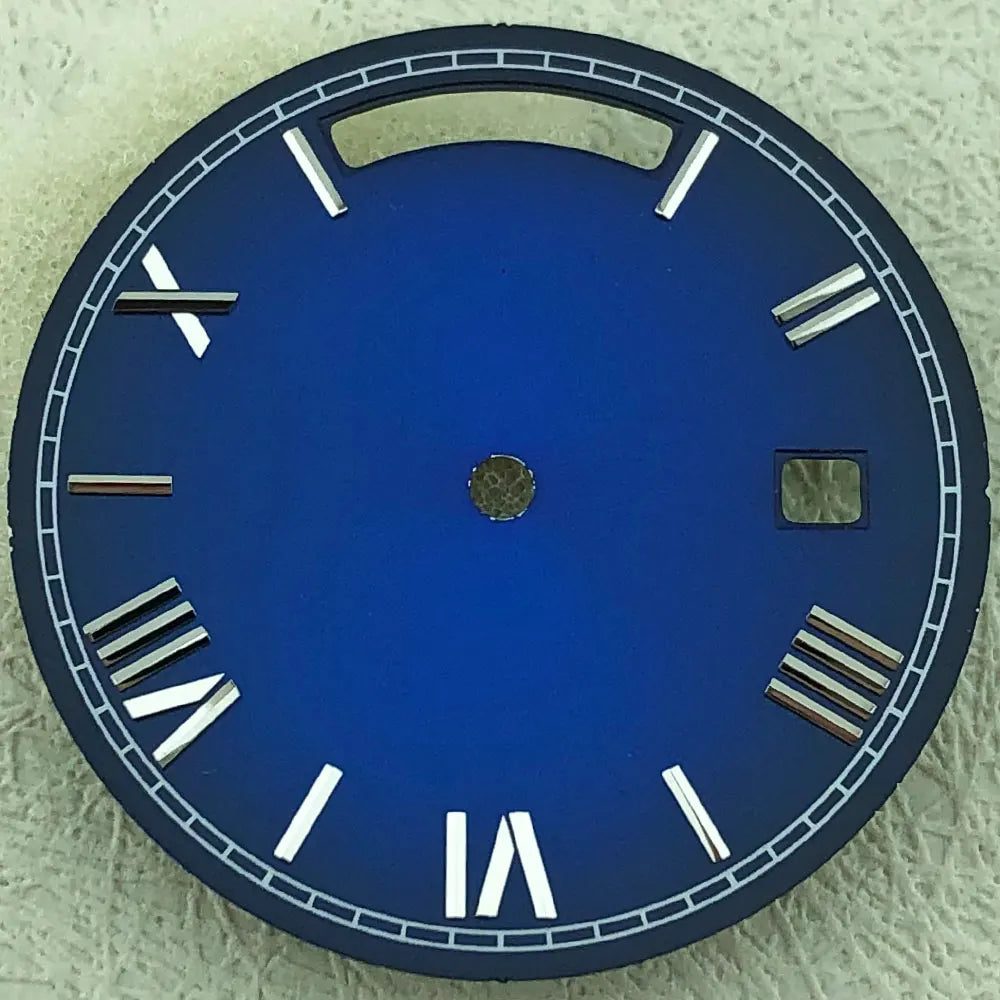 Modified 31mm Calendar Roman Numeral Multicolor Watch Dial For 8285 Movement