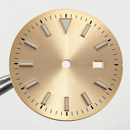31MM Ladies Round Polished Fluted Bezel Sapphire Crystal Watch Case for NH05/06