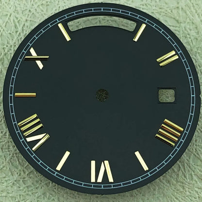 Modified 31mm Calendar Roman Numeral Multicolor Watch Dial For 8285 Movement