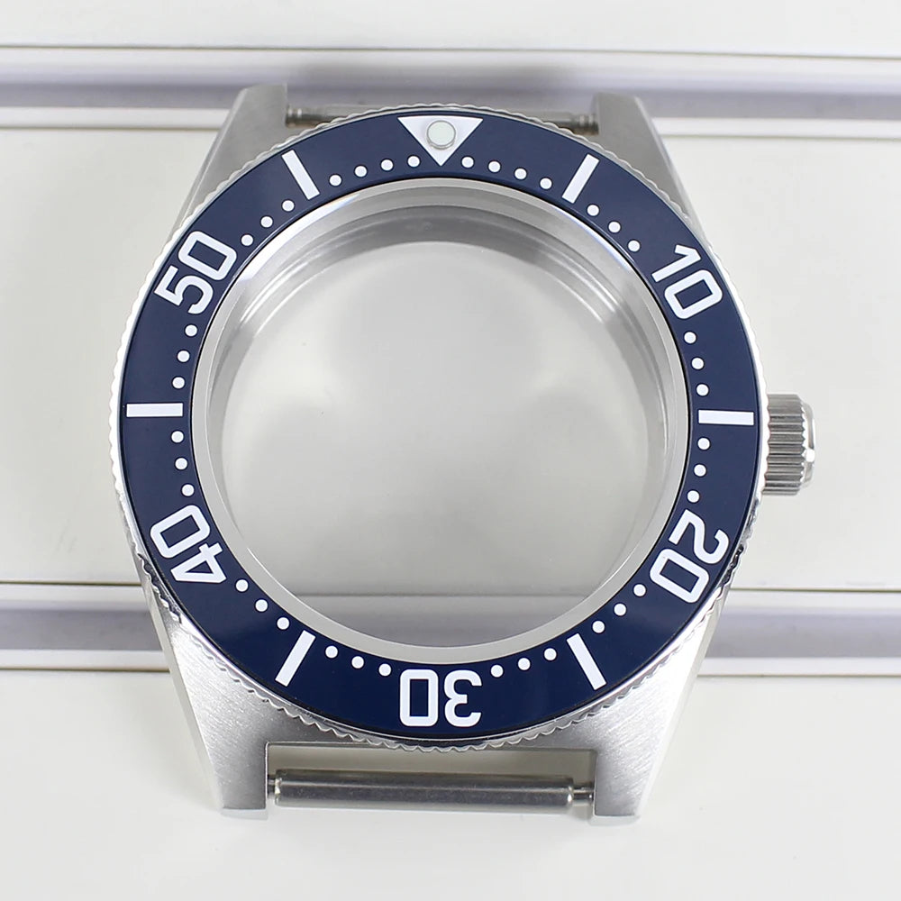 40mm Steel Watch Case Sapphire For NH35 NH36 NH34 4R36 Mod SPB143J1/SPB253J1