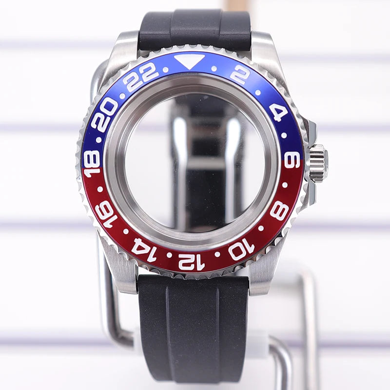 40mm Watch Case For 4R NH35 NH36 NH34/38 NH70 8215 Eta2824 PT5000 Sapphire Glass