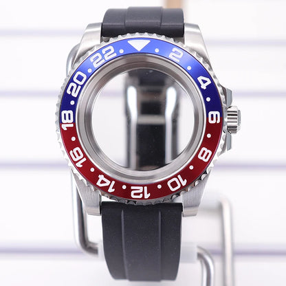 40mm Watch Case For 4R NH35 NH36 NH34/38 NH70 8215 Eta2824 PT5000 Sapphire Glass