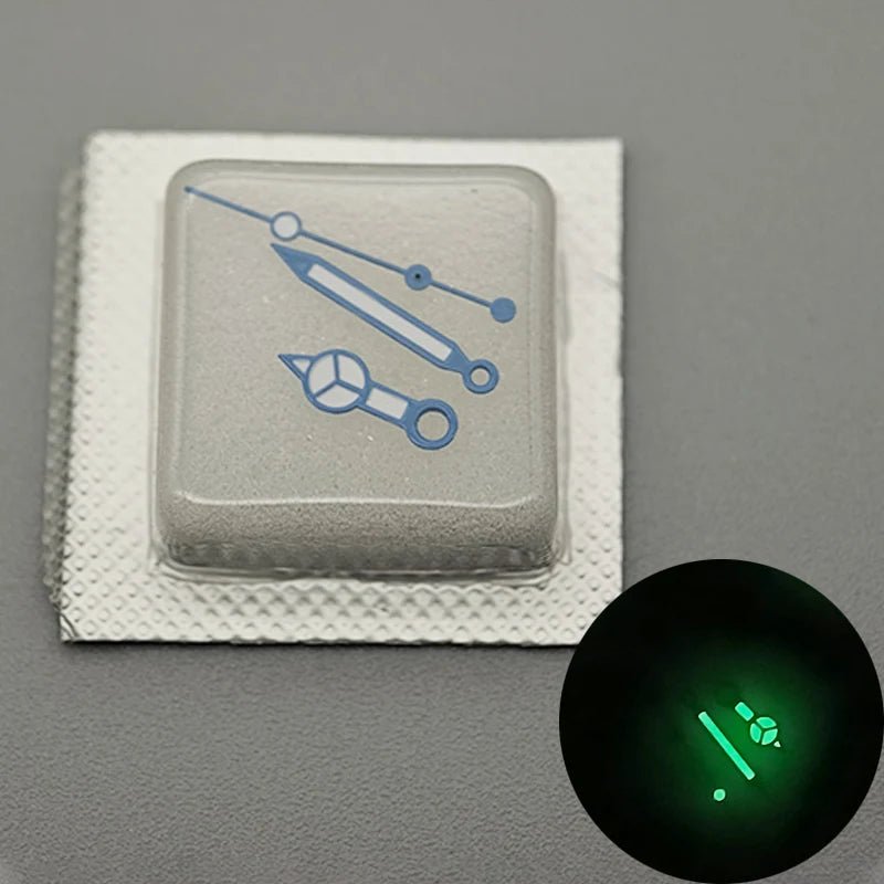 Watch Hands Green Luminous Fits For SRPD SKX007 SKX009 NH35 NH36 4R35 4R36 7S26