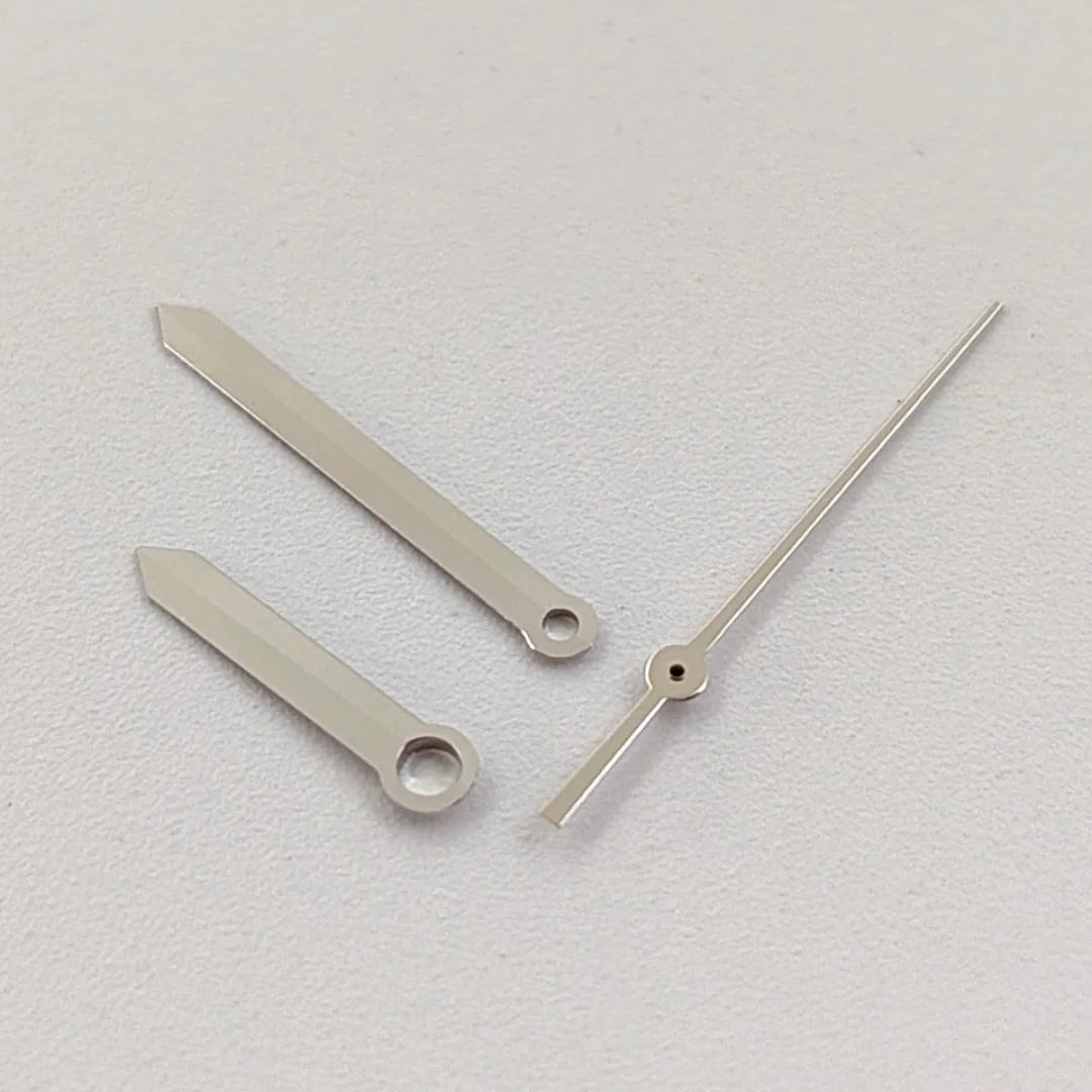 Silver Polished No Luminous Needle Modified Watch Hands for NH35/NH36/4R/7S