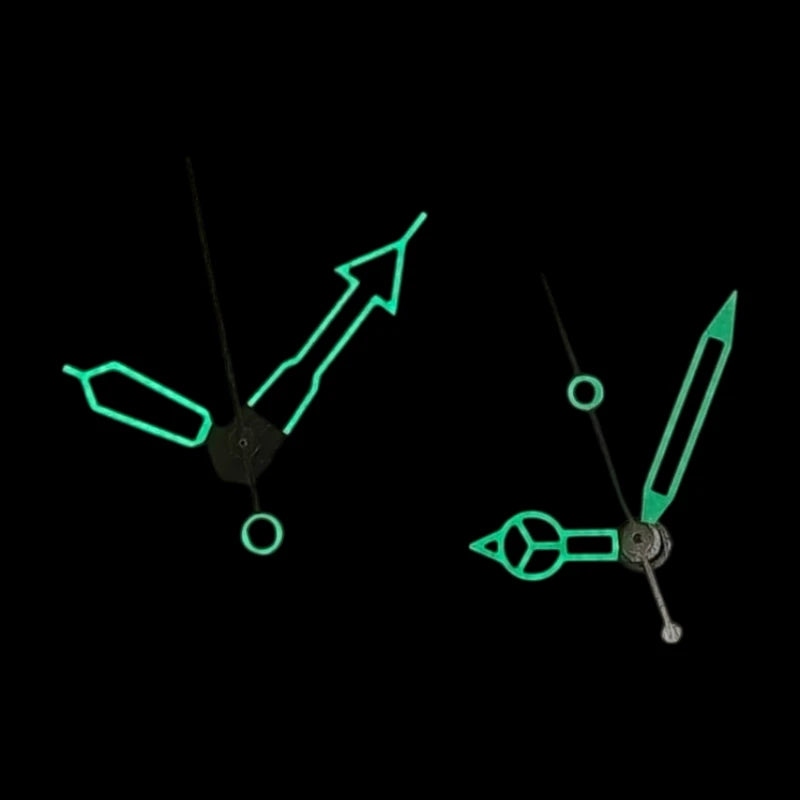Modified Green Luminous hollow out Watch Hands for NH35/NH36/4R/7S Movement