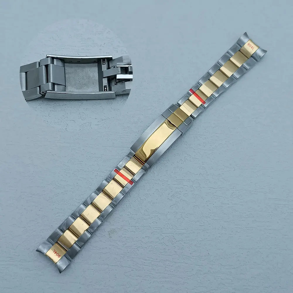 39.3mm Watch Case Stainless Steel DTN Color Diamond Bezel for VK63 Personalized