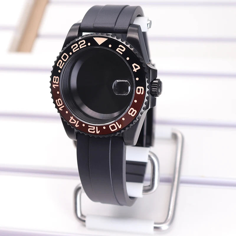 40mm Watch Case For SUB GMT NH34/35 NH36 NH39 4R36 NH70 NH72 Miyota8215 Eta2824