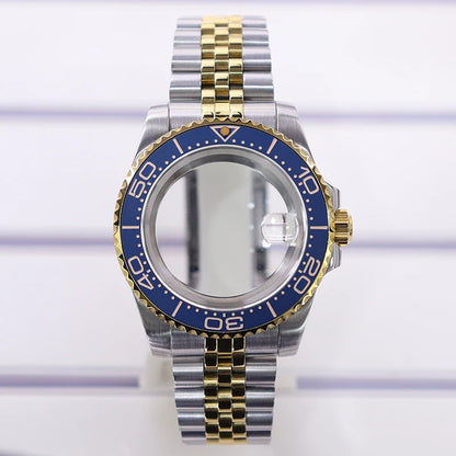 40mm Watch Case Sapphire For SUB Nh35 GMT Nh34 Nh36 Nh70 Nh72 2824 Miyota8215