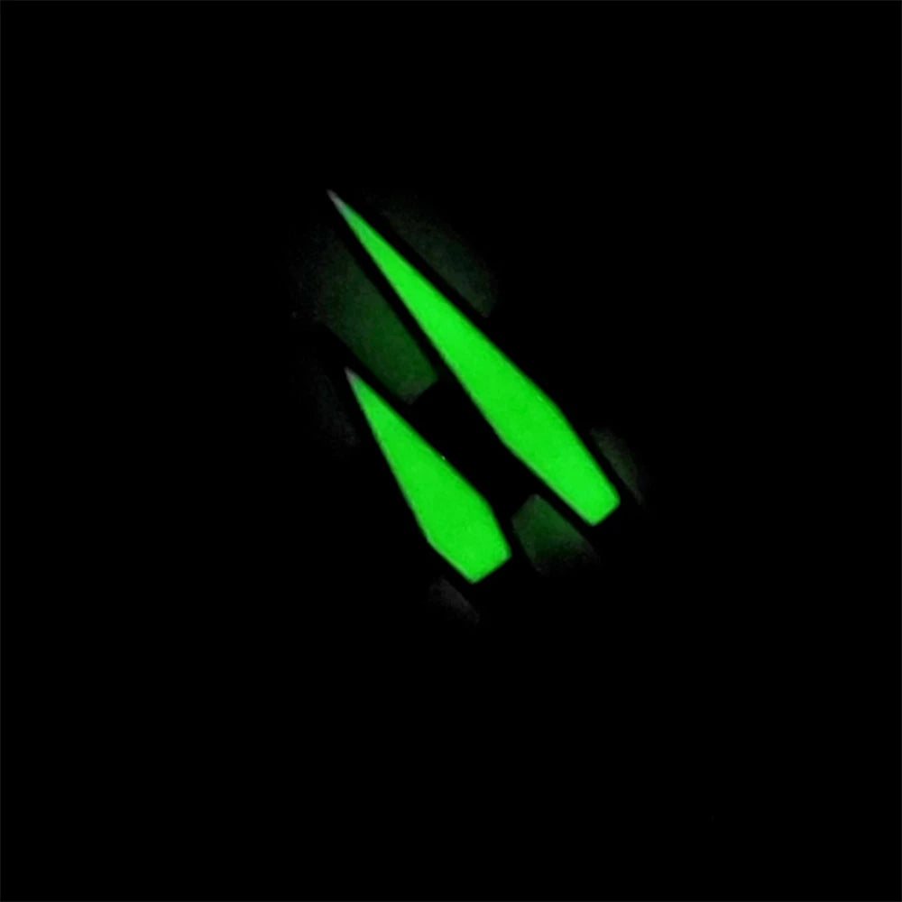 Black/Blue Watch Hands With Green Luminous Fit for NH35 NH36 Movement 3Pins