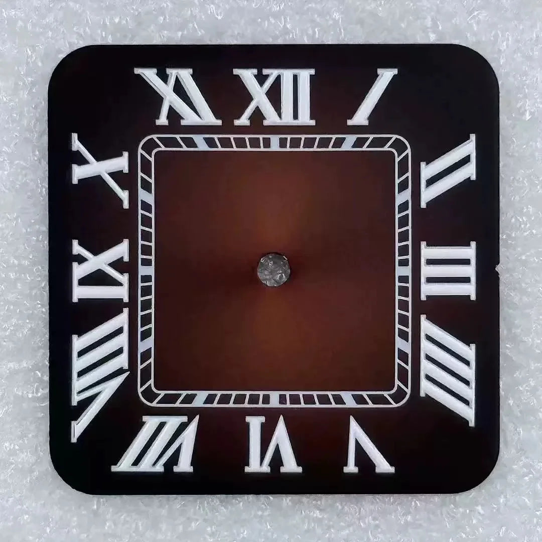 Personalized 27mm Square Roman Multicolor Watch Dial for NH35 NH36 Movement