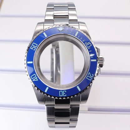 40mm Diver Watch Case Sapphire For NH34/35/36 4R36 8215 Eta 2824 C3 Bezel SUB