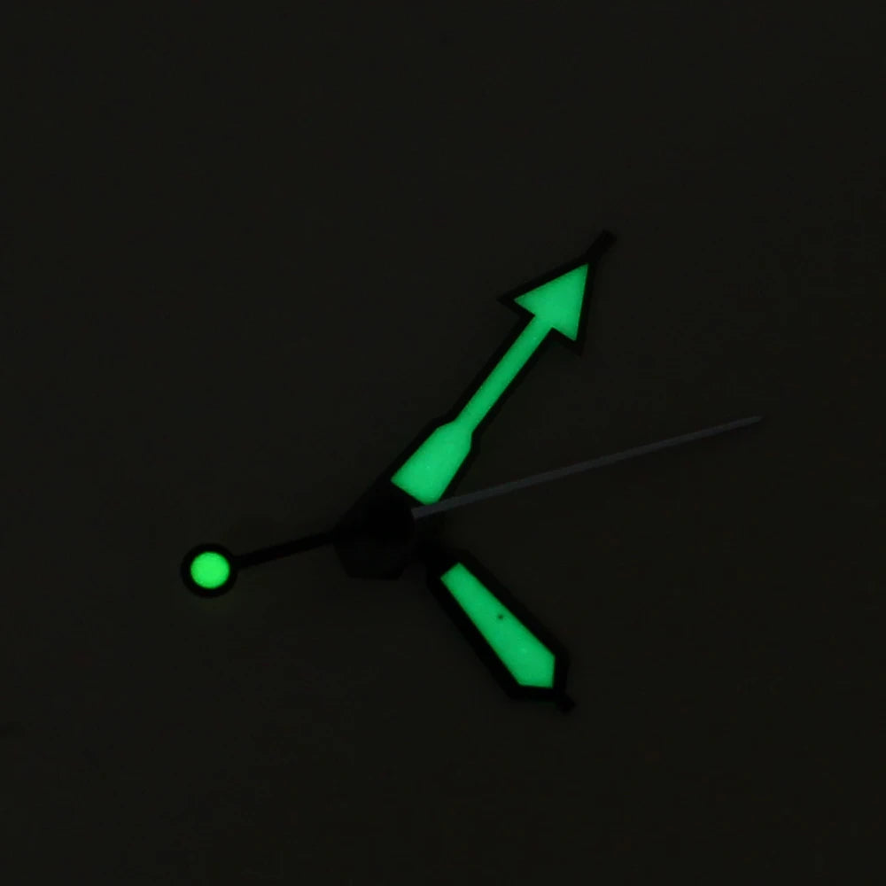 8.5*12.5*12.5mm Watch Hands with C3 Green Luminous For NH35 NH36 Movement