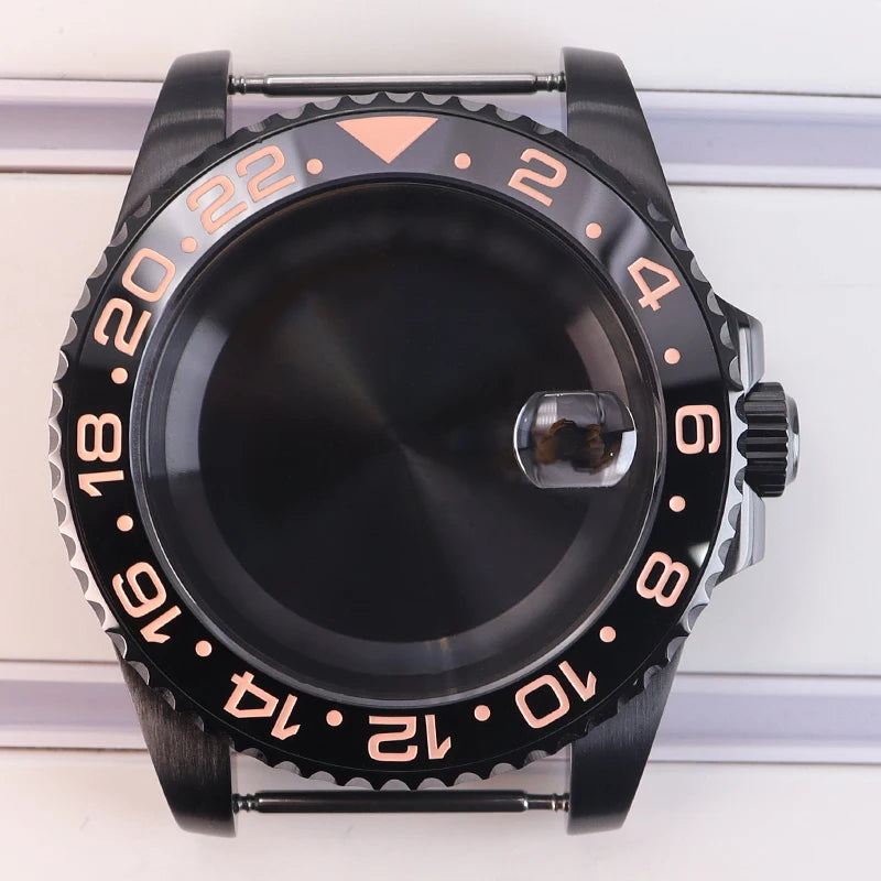 40mm Watch Case For NH34 NH35 NH36 NH38 NH70 4R36 Miyota 8215 Eta 2824 GMT SUB