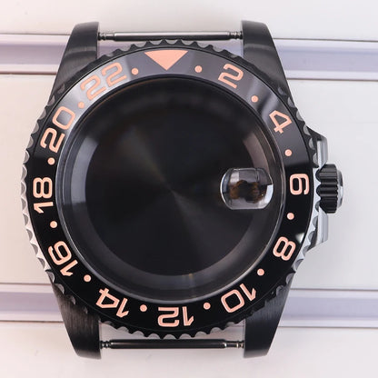 40mm Watch Case For NH34 NH35 NH36 NH38 NH70 4R36 Miyota 8215 Eta 2824 GMT SUB