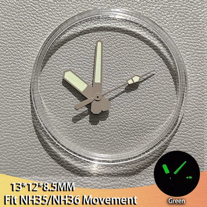 Various Styles Watch Hands Pointers Green Luminous For NH35 NH36 Movement