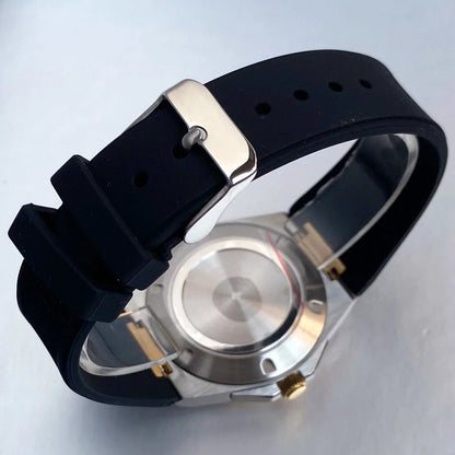 40mm Gold Plated Diving Watch Case with  20ATM Sapphire Glass for NH34 NH35