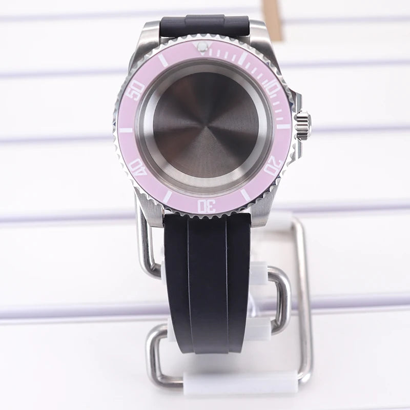 40mm Watch Case For 4R NH35 NH36 NH34/38 NH70 8215 Eta2824 PT5000 Sapphire Glass