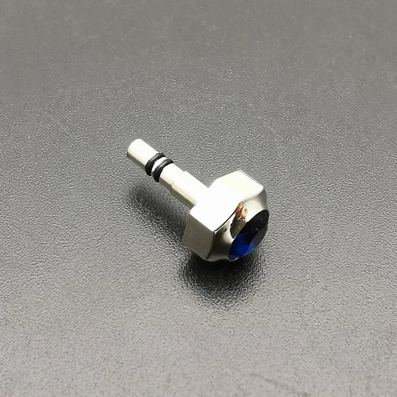 7.2x1.8mm sapphire steel watch crown for Santos Calibre replacement, durable generic brand part.