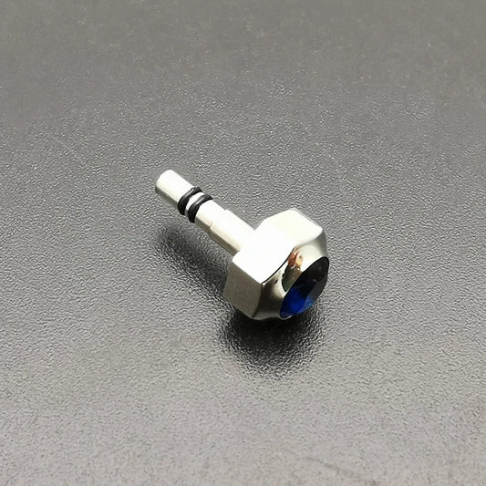 7.2x1.8mm sapphire steel watch crown for Santos Calibre replacement, durable generic brand part.