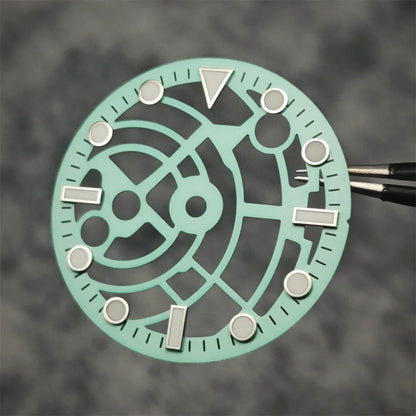 28.5mm Hollowed Surface with BGW9 Strong Luminou Watch Dial for NH36/NH35/NH70