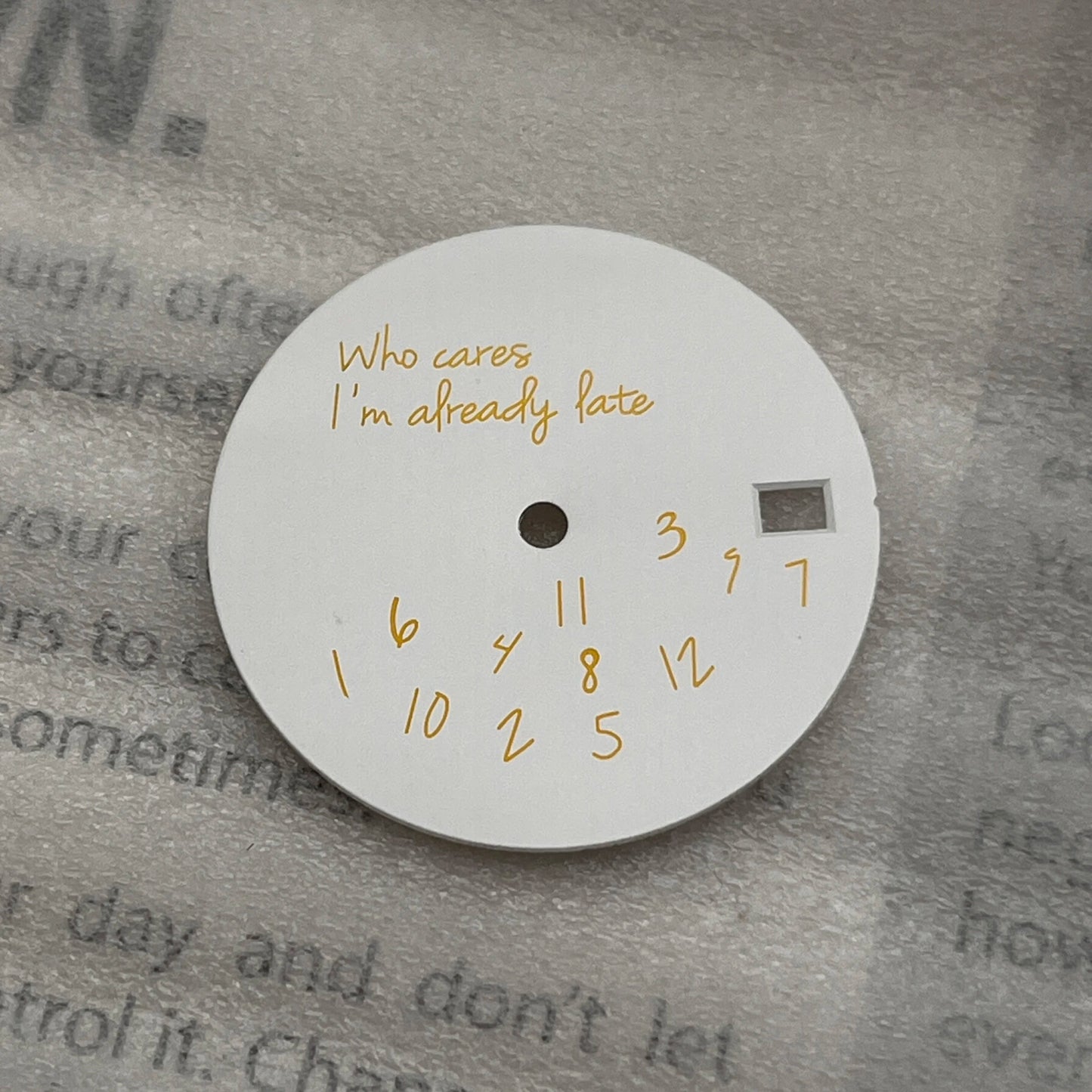 New Log Modified Watch Face 28.5mm DIY Watch Dial Fits NH35/4R36 Movement