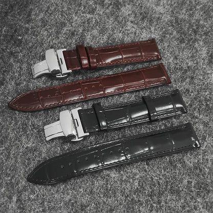 39mm Steel Watch Case Strap Dial for NH35 NH36 4R 7S PU Leather Strap 31mm Dial