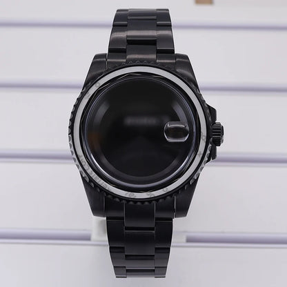 40mm Watch Case PVD Strap Sapphire For NH35 NH36 NH34 ETA 2824 8215 GMT SUB