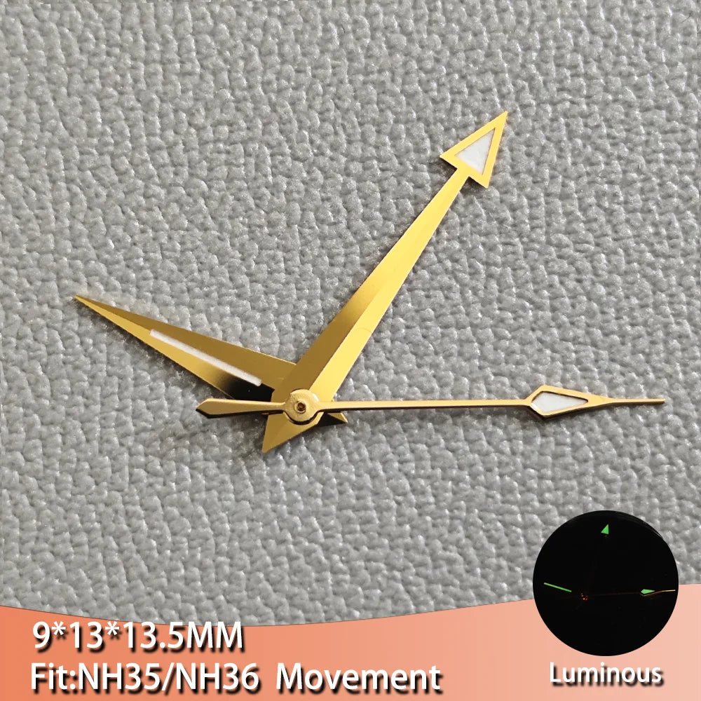 Luminous Watch Hands Pointers For Men's Watches With Suitable for NH35 NH36