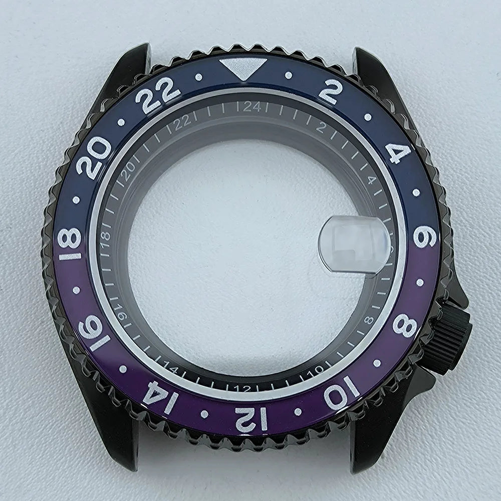 316L Stainless Steel Watch Case with Bezel for NH35 NH34 Movement Fit 28.5mm Dial