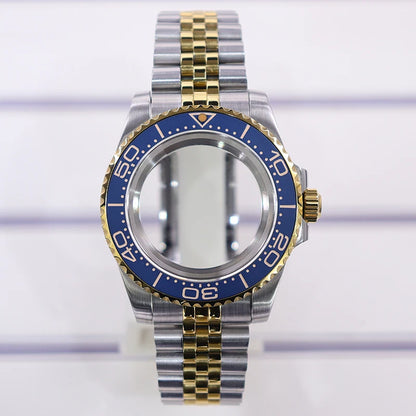 40mm Watch Case Sapphire For SUB Nh35 GMT Nh34 Nh36 Nh70 Nh72 2824 Miyota8215