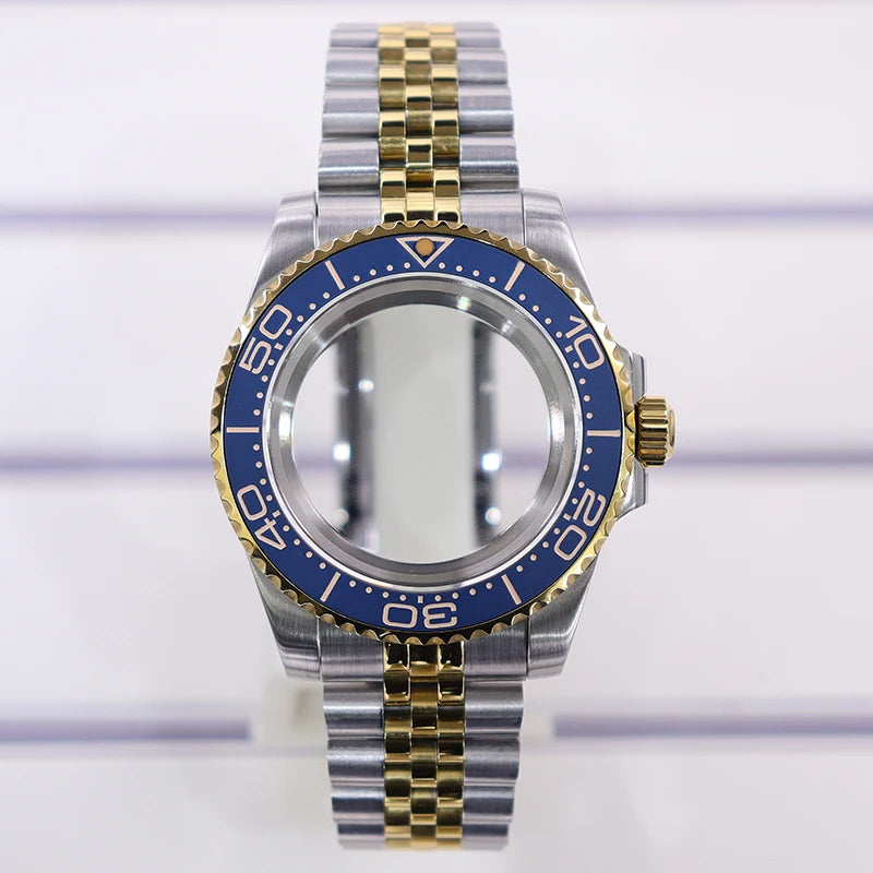 40mm Watch Case Sapphire Glass For Nh35 Nh34 Nh36 Nh72 2824 Miyota 8215 SUB GMT
