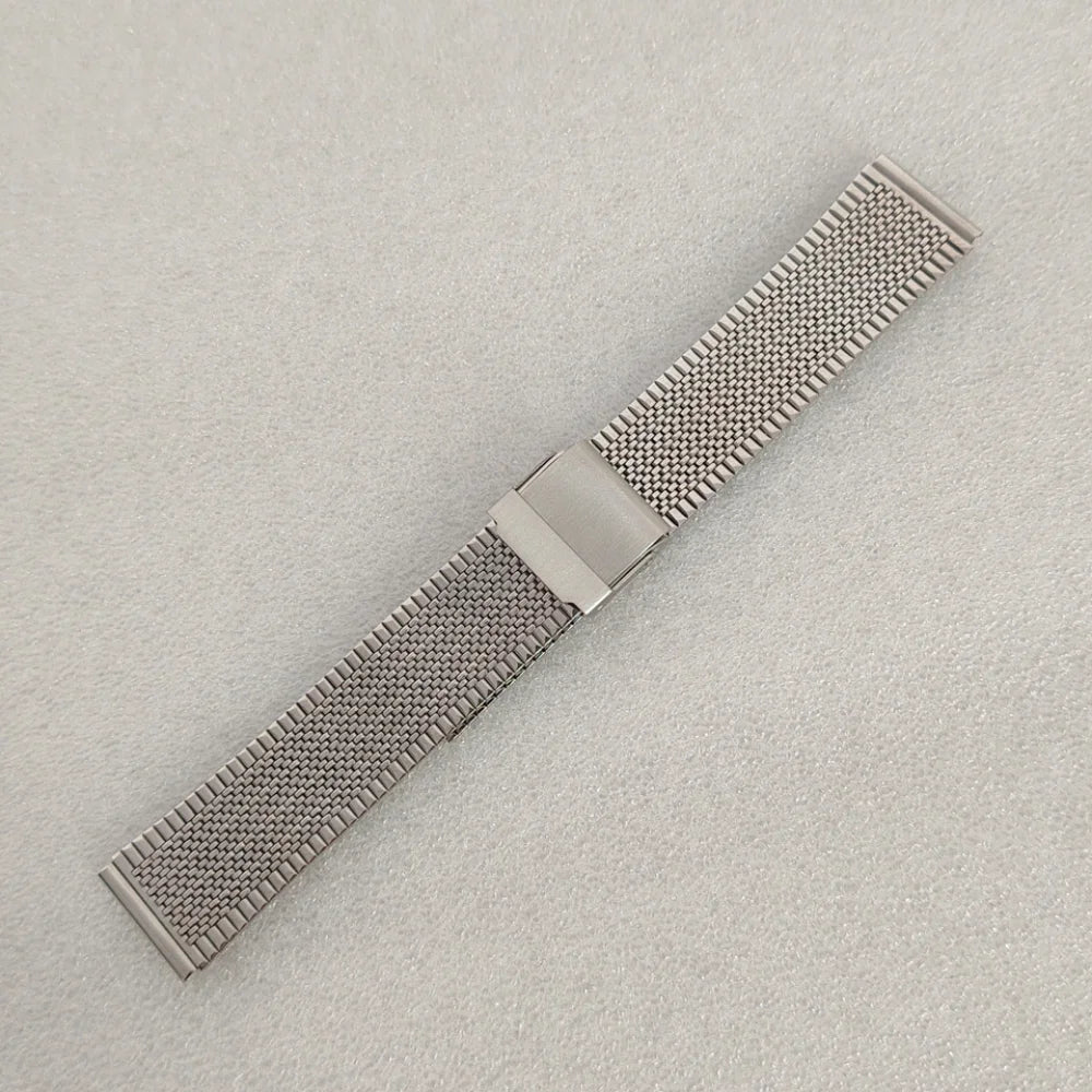 36.5mm Watch Case+Watch Strap Polished Bird's Nest Design for NH35/NH36/7S
