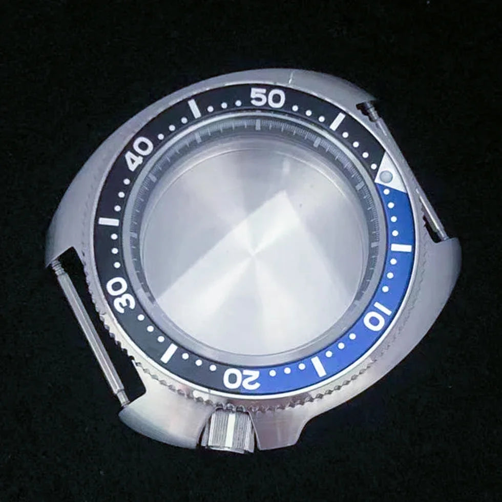 41mm Stainless Steel Watch Case Sapphire Glass Black Inner Shadow for NH35/ NH36