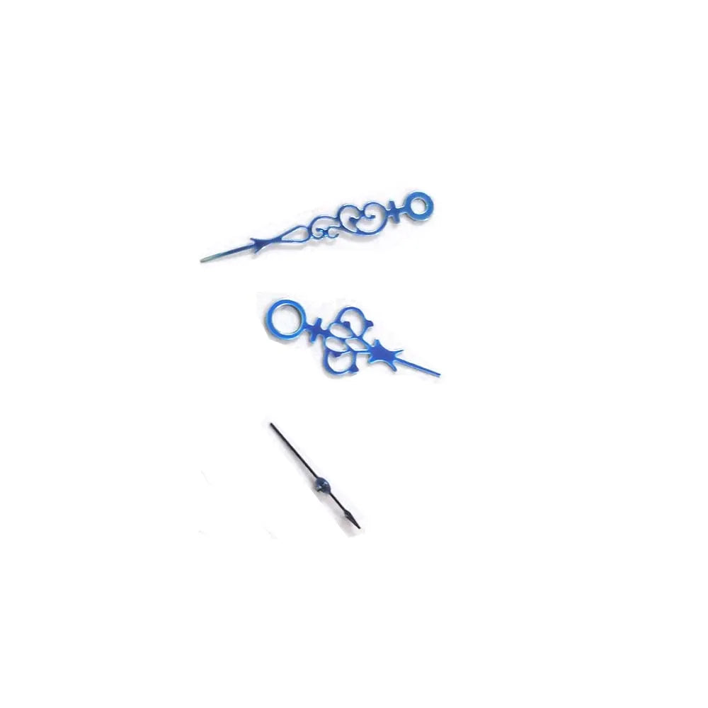 Modified Blue Watch Hands Pointers for ETA 6497 6498 / ST3600 ST3620 Movements