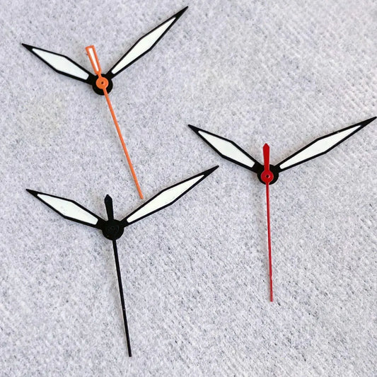 Black Orange Red Second Hand Green Luminous Watch Hands Fit NH35 NH36 Movement